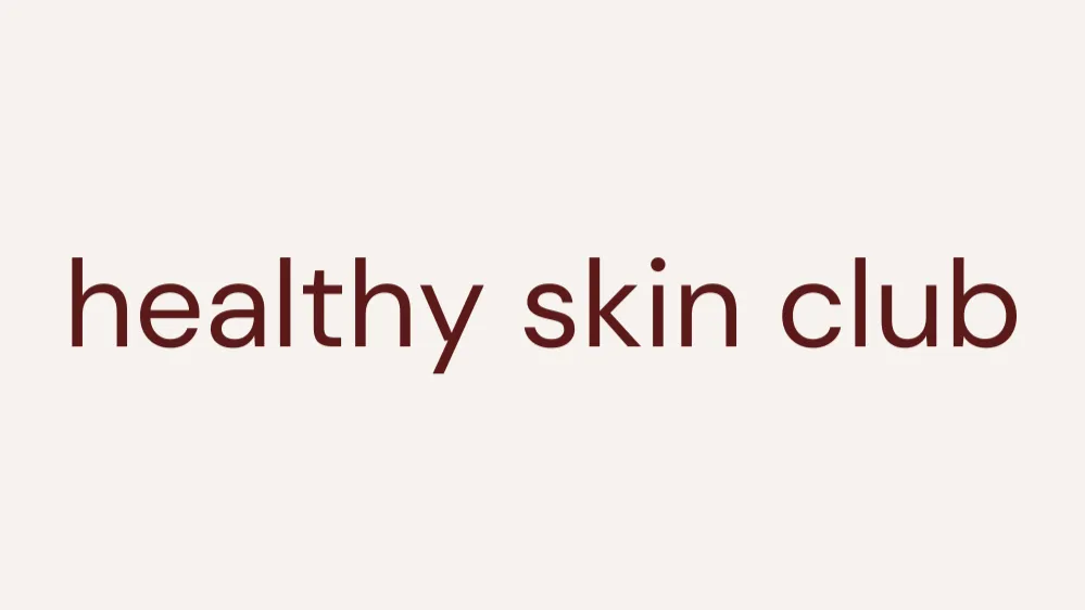 Healthy Skin Club brand imagery